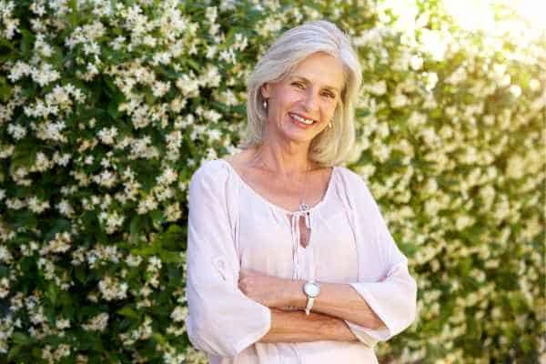 Older woman happy with urinary incontinence treatment Port Glasgow