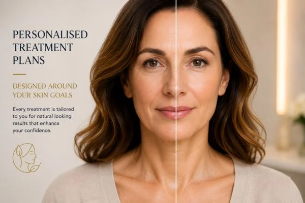 Before and after results of Collagen Lift Therapy Port Glasgow